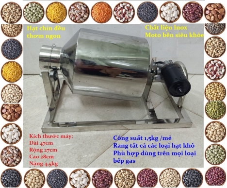 Máy rang hạt ngũ cốc Ngọc Châu