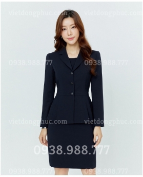 Mẫu đồng phục lễ tân nữ sang trọng mà chuyên nghiệp tại VIỆT ĐỒNG PHỤC