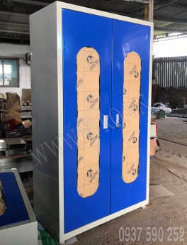 Tủ đựng dụng cụ 2 cánh 5 ngăn, tủ 5 ngăn 2 cánh công nghiệp sơn tĩnh điện