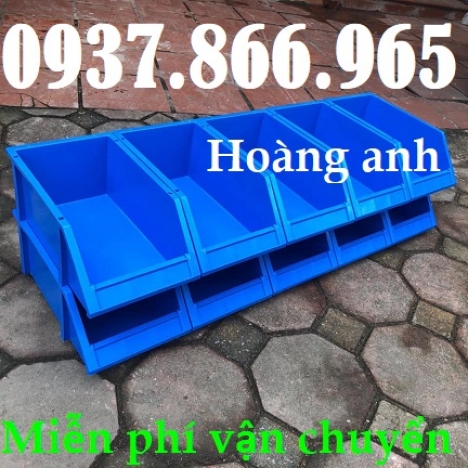 Địa chỉ sản xuất kệ dụng cụ, khau nhựa hình chữ nhật vát đầu, kệ đựng linh kiện có chân chống tầng