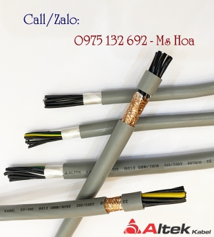 Cáp tín hiệu 8x1.0, cáp điều khiển 8x1.0 Altek Kabel