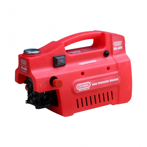 Máy xịt rửa Oshima OS-120 1.5kw rửa xe, xịt rửa sân nhà.Tưới cây, rửa lá, tẩy rêu trên gốc cây