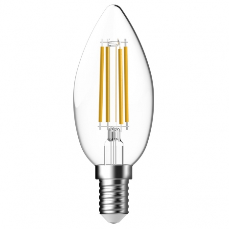 Bóng led filament dạng nến 5.3W-E14 LC208053/dm/r9-CSv00 ánh sáng Vàng