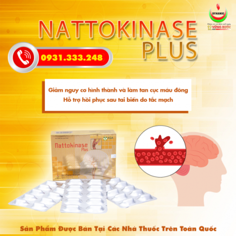 Nattokinase Plus - Phòng ngừa tai biến, đột quỵ