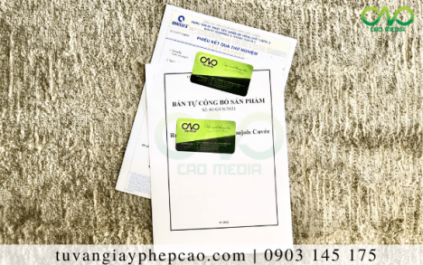 Công bố tiêu chuẩn chất lượng chả đùm đóng hộp