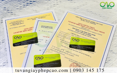 Giấy phép ATTP cơ sở sản xuất bánh bao không nhân