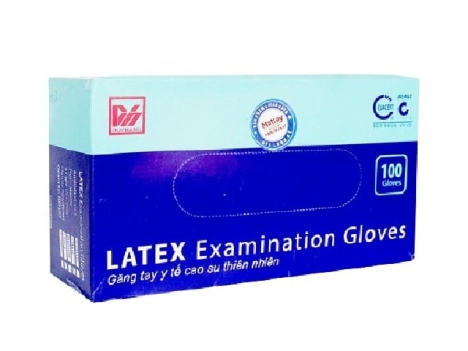 Găng tay y tế latex cao su, găng tay y tế có bột