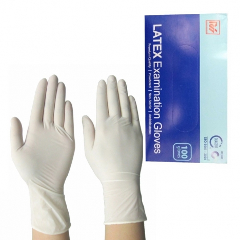 Găng tay y tế latex cao su, găng tay y tế có bột