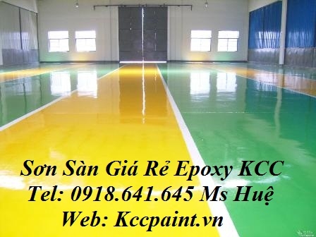 sơn phủ EPOXY kcc et5660 màu vàng/đỏ tại tphcm,hà nội