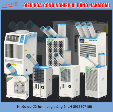 Điều hòa công nghiệp di động bán chạy trong tháng 10 / 2021