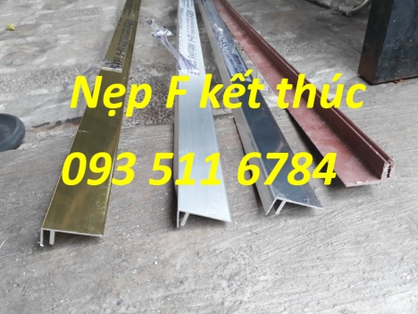 Nẹp nhôm chữ F - Nẹp L Inox kết thúc sàn gỗ