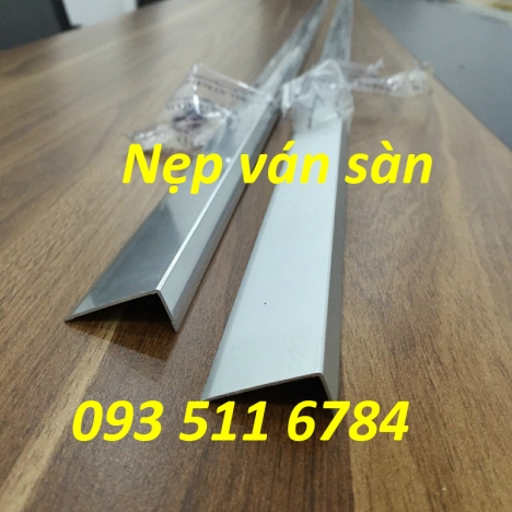Nẹp nhôm chữ F - Nẹp L Inox kết thúc sàn gỗ