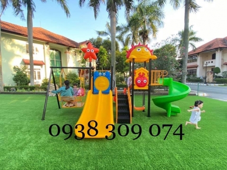 Cầu trượt liên hoàn xích đu