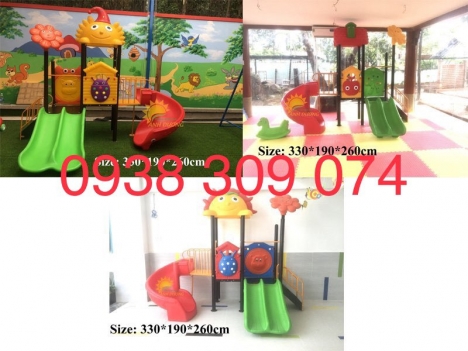 Cầu trượt liên hoàn xích đu