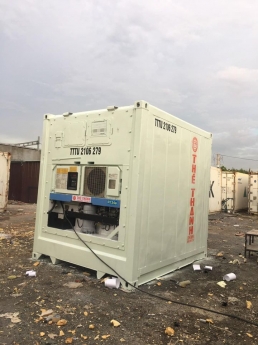 container lạnh 10feet sơn mới