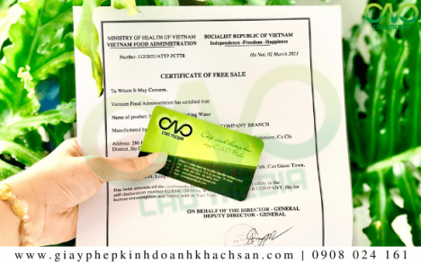 Xin giấy phép Certificate of free sale bánh mì dưa hấu