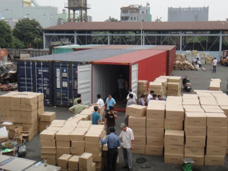 nhận   kéo  container  hàng thủ công, hàng  mỹ  nghệ, quà  tặng