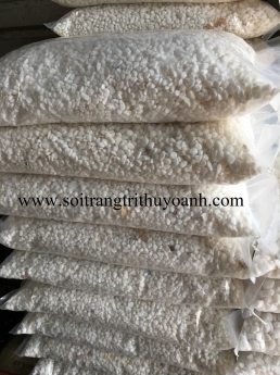Sỏi trắng quay, sỏi trắng vò sỏi trắng nhân tạo