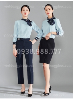 Mẫu sơ mi đồng phục công sở thời trang, cao cấp hiện đang được yêu thích nhất