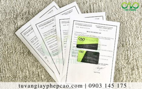 Xin giấy chứng nhận health certificate thịt heo ngâm xuất khẩu nước ngoài