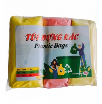 Túi đựng rác cuộn 3 màu hoặc đen đủ size