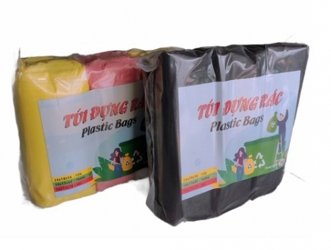Túi đựng rác cuộn 3 màu hoặc đen đủ size