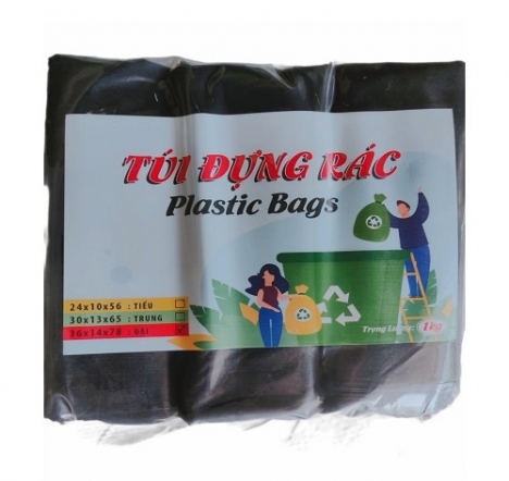 Túi đựng rác cuộn 3 màu hoặc đen đủ size
