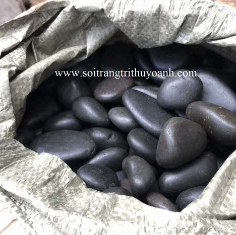 Sỏi đen bóng rải hồ bơi, phòng tắm