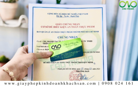 Giấy phép ATTP cơ sở sản xuất bánh mì thanh long