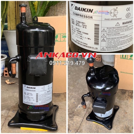 máy nén daikin 5hp JT160 gas R22, R410