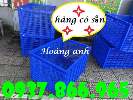 Sọt nhựa có bánh xe dùng trong xí nghiệp may, thùng nhựa rỗng dùng ship hàng