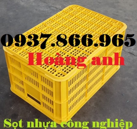 Thùng nhựa cao 31, sóng nhựa hở dùng đựng hàng nông sản,sọt nhựa đựng rau củ