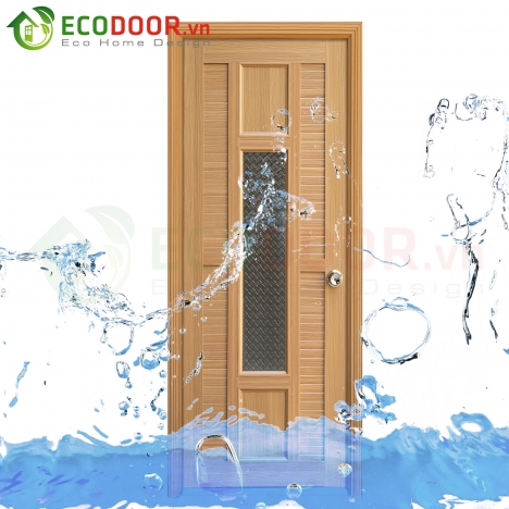 Cửa nhựa giả gỗ phòng tắm giá chỉ 1.850.000đ/bộ