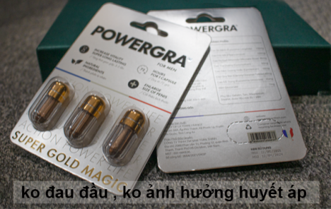Viên uống cương dương thảo dược ko gây đau đầu mệt mỏi, ko ảnh hưởng đến huyết áp.