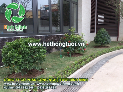Tưới sân vận động, tưới tự động chung cư, tưới biệt thự, tưới cỏ biệt thự, tưới cảnh quan biệt thự