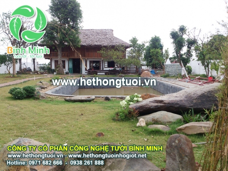 Tưới sân vận động, tưới tự động chung cư, tưới biệt thự, tưới cỏ biệt thự, tưới cảnh quan biệt thự