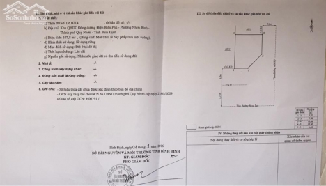 Bán đất 2 măt tiền HOA LƯ 108m2 giá 5,8 tỷ