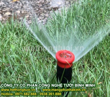 Đầu phun rotor tưới khu vực rộng, hệ thống tưới cỏ, vòi phun tưới cỏ, béc phun tưới cỏ,hộp đựng van