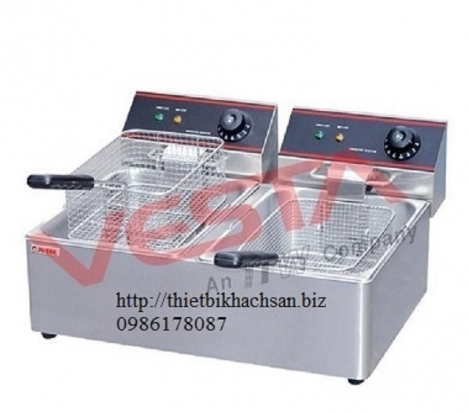 Bếp dầu chiên nhúng điện đôi