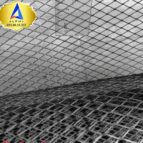 Hàng Rào Lưới Mắt Cáo Alpha Mắt 6x12 ( Hàng Trát Tường) Khổ 1mx 42m/Cuộn