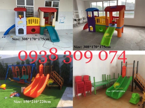 Bộ cầu trượt 2 khối nhập khẩu