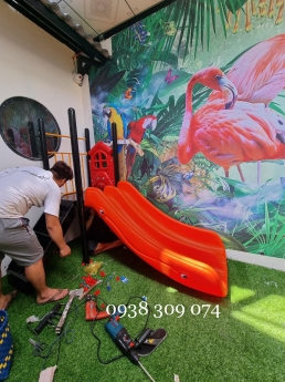 Bộ cầu trượt 2 khối nhập khẩu