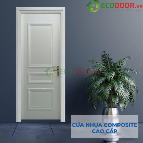 Cửa nhựa vân gỗ chống cháy chậm cháy tại Saigondoor