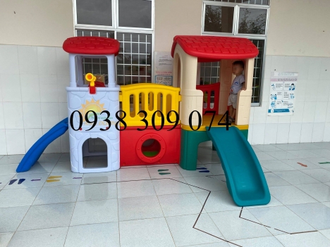 Bộ cầu trượt 2 khối nhập khẩu