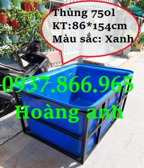 Thùng tròn dung tích lớn nuôi cá, thùng nhựa 1000l, thùng nhựa trồng sen