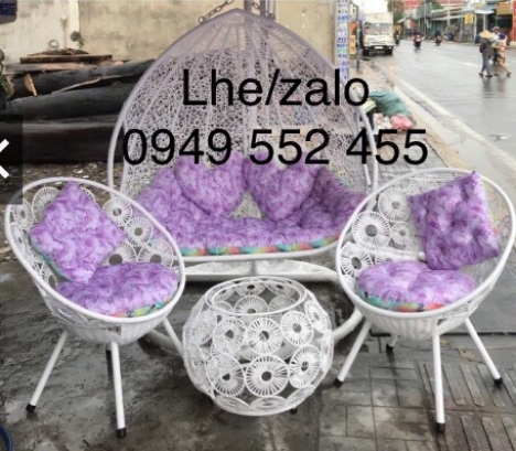 Ghế xích đu đồng tiền giá sỉ Lhe 0949552455