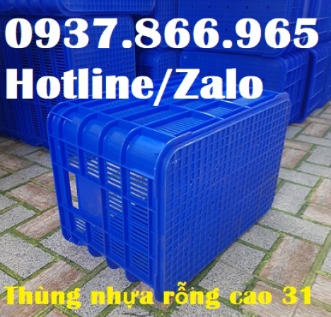 Giá sọt nhựa rỗng đựng hàng đông lạnh,Sọt nhựa đựng thực phẩm, sọt nhựa 3T1