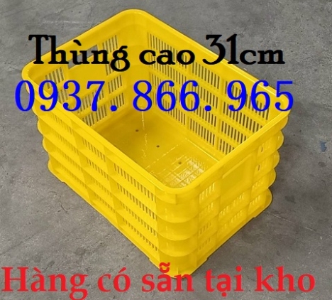 Giá sọt nhựa rỗng đựng hàng đông lạnh,Sọt nhựa đựng thực phẩm, sọt nhựa 3T1
