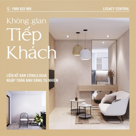 Căn hộ Legacy central tại trung tâm Tp. Thuận An