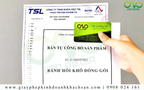 Thủ tục công bố chất lượng bánh hỏi khô đóng gói